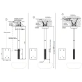 Потолочный электронный смеситель GESSI 316 INTRECCIO для раковины, цвет Steel Brushed (54124#239) - миниатюра фото 2