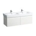 Подвесная тумба Laufen Pro 122 см с двумя выдвижными ящиками, белая глянцевая (4.8308.2.095.485.R) - миниатюра фото 1