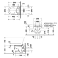 Унитаз подвесной Duravit ME by Starck безободковый с функцией HygieneFlush, белый (2579592000) - миниатюра фото 2