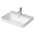 Раковина Duravit Happy D2 Plus накладная 60х46 см белая с креплением (2360600000) - миниатюра фото 1