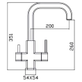 Кухонный смеситель Zorg Inox Ergo - миниатюра фото 2