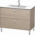Тумба напольная Duravit Brioso 1020 мм с двумя ящиками, цвет сосна серебристая (233610) (BR440301031) - миниатюра фото 1