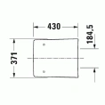 Сиденье для унитаза Duravit Viu 257309 с микролифтом, белое, петли из нержавеющей стали (21290000) - миниатюра фото 2