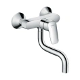 Кухонный смеситель Hansgrohe Logis M31: однорычажный настенный с поворотным изливом, хром (71836000) - миниатюра фото 1