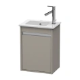 База под раковину Duravit Ketho 550x400x285 с дверцей для модели 072343 в цвете Terra (KT6417L1414) - миниатюра фото 1