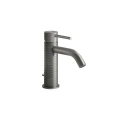 Смеситель для раковины GESSI 316 на одно отверстие с донным клапаном, излив 123 мм, цвет сталь щеточная (54201#239) - миниатюра фото 1