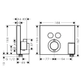 Термостат Hansgrohe Logis 15765000 — комфорт для ванной с душем - миниатюра фото 4