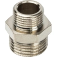 Ниппель STOUT НН переходной 1/2 x 3/8 никелированный - миниатюра фото 2