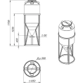 Емкость Rostok ФМ 240 в обрешетке - миниатюра фото 3