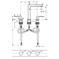 Смеситель для раковины Hansgrohe Metropol 160 с донным клапаном Push-open, хром (74515000) - миниатюра фото 2