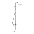Душевая колонна Duravit B.2 с термостатом, верхним душем, штангой и лейкой (хром) (B24280008010) - миниатюра фото 1
