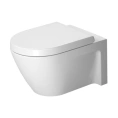 Подвесной унитаз Duravit 54x37 см с системой инсталляции, белый (2534090000) - миниатюра фото 1