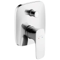 Смеситель для ванны Hansgrohe PuraVida встраиваемый с переключателем, хром (154450 00) - миниатюра фото 1