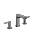 Смеситель для раковины Hansgrohe Talis E с донным клапаном, цвет шлифованный черный хром (71733340) - миниатюра фото 1