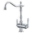Стильный кухонный смеситель Zorg Clean Water ZR 326 YF цвета шампань - миниатюра фото 1
