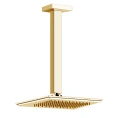 Потолочный душ Gessi Eleganza с регулировкой высоты 115-1865 мм в цвете шлифованное золото (46150#087) - миниатюра фото 1