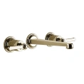 Настенный двухвентильный смеситель для раковины GESSI VENTI20, цвет Brass PVD (65091#710) - миниатюра фото 1