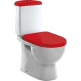 Унитаз-компакт Sanita Luxe Best Color Red с микролифтом - миниатюра фото 1