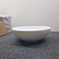 Накладная круглая раковина AZZURRA FLEUR 45x16 см без отверстия, белая - миниатюра фото 3