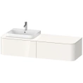 Подвесная тумба Duravit Happy D.2 Plus с двумя ящиками, белая глянцевая (HP4944L2222) - миниатюра фото 1