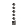 Термостатический смеситель GESSI на 5 источников, цвет Brushed Black Metal PVD (54510#707) - миниатюра фото 1