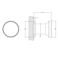 Смеситель GESSI Origini однорычажный встраиваемый с вставкой, цвет Finox Brushed Nickel (66109#149) - миниатюра фото 2