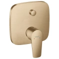 Встраиваемый смеситель для ванны Hansgrohe Talis E с переключателем в стильной шлифованной бронзе (71745140) - миниатюра фото 1