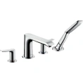 Смеситель Hansgrohe Metris (31442000) для установки на борт ванны - миниатюра фото 1
