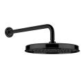 Верхний душ GESSI VENTI20 328 мм с настенным держателем 389 мм, матовый черный (65149#299) - миниатюра фото 1