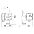 Циркуляционный насос Grundfos UPS 20-40 130 - миниатюра фото 3