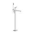 Напольный смеситель для ванны Gessi Rettangolo с ручным душем (хром) (53129#031) - миниатюра фото 1