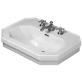Раковина Duravit 1930 с переливом, 70x50 см, белая (4387000301) - миниатюра фото 1