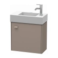 Подвесная тумба Duravit Brioso 484х239х442 мм, базальт матовый, с дверцей (петли справа) (BR4051R4343) - миниатюра фото 1