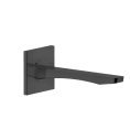 Настенный излив GESSI Rilievo 1/2, цвет Nero XL (совместим с выносным управлением) (59100#299) - миниатюра фото 1