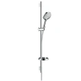Душевой набор HG Raindance Select S: штанга 900 мм, ручной душ 120 мм, 3 функции (RainAir/WhirlAir/3jet Rain), мыльница, шланг, хром (26631000) - миниатюра фото 1