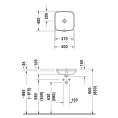 Раковина Duravit DuraStyle 370х370 мм: встраиваемая снизу без отверстия под смеситель (373370000) - миниатюра фото 4