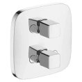Смеситель для ванны с душем Hansgrohe PuraVida iControl 15777000 с переключателем потоков - миниатюра фото 1
