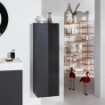 Шкаф подвесной Laufen Kartell с 4 стеклянными полками, 400x270x1300 мм, цвет серая галька (4.0828.1.033.641.1) - миниатюра фото 1