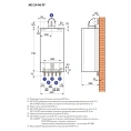 Газовый настенный однокуонтурный котел De Dietrich Zena MS 24 MI FF - миниатюра фото 3