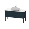 Напольная тумба Duravit Luv с 2 выдвижными ящиками, 743x1388x570,1 мм, темно-синий шелковисто-матовый (LU956609898) - миниатюра фото 1