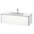 База под раковину Duravit XSquare 1210x478x400 мм, белая матовая, с выдвижным ящиком (XS407401818) - миниатюра фото 1