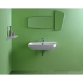 Подвесная раковина Simas Baden Baden 80x45 см белая с отверстием под смеситель - миниатюра фото 2