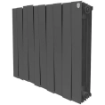 Радиатор биметаллический Royal Thermo Piano Forte 500 noir sable 10 секций-черный - миниатюра фото 1