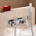Смеситель Grohe Eurocube 23140000 для ванны с душем и термостатом - миниатюра фото 3