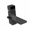 Смеситель для раковины Bossini Cube на 1 отверстие, матовый черный (Z004301.073) - миниатюра фото 1