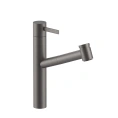 Смеситель для раковины Fantini AF/21 Matt Gun Metal PVD, 1 отверстие, излив 213 мм (27 P5 A754F) - миниатюра фото 1