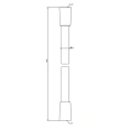 Шланг для душа Gessi Black XL 200 см с коническим соединением 1/2 (28746#299) - миниатюра фото 2