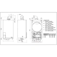 Газовый настенный двухконтурный котел Sime Murelle EV 25 BF - миниатюра фото 2
