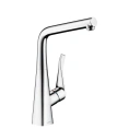 Смеситель для кухни Hansgrohe Metris с поворотным изливом, хром (14822000) - миниатюра фото 1