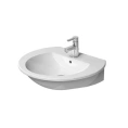 Раковина Duravit Darling New 550x480 мм с переливом и отверстием под смеситель, белая (2621550000) - миниатюра фото 3